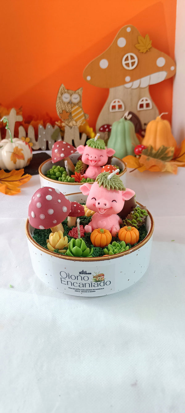 VELA " CERDITO EN EL BOSQUE"