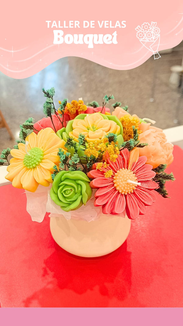 Taller de Velas Bouquet - 20 de junio