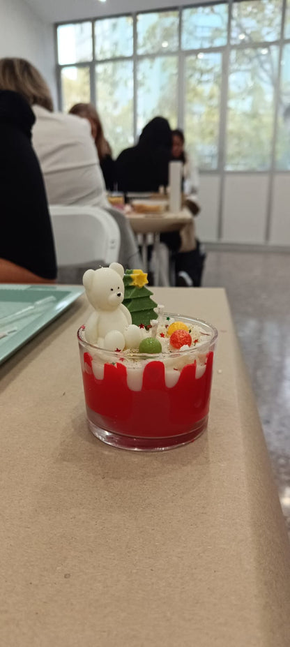 Taller de velas de navidad