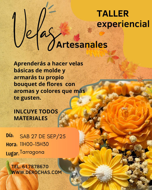 Taller de velas experiencial 27 sept