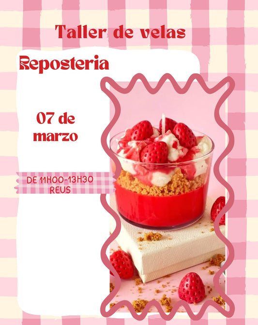 Taller de velas repostería