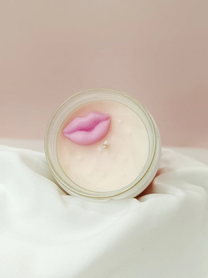 Beso de Fresa - Vela Ecológica de Fresa