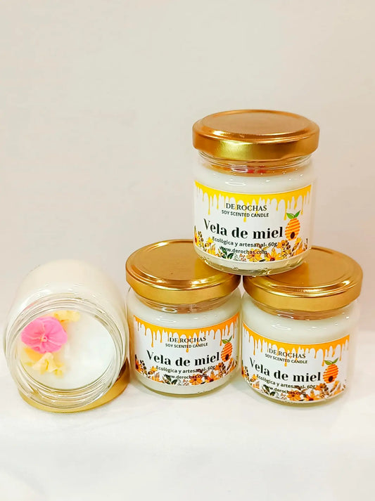 Vela de miel - Velas Ecológicas